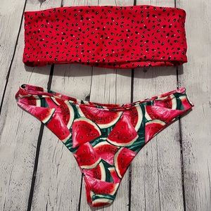 SHEIN Watermelon Bikini Swim Suit